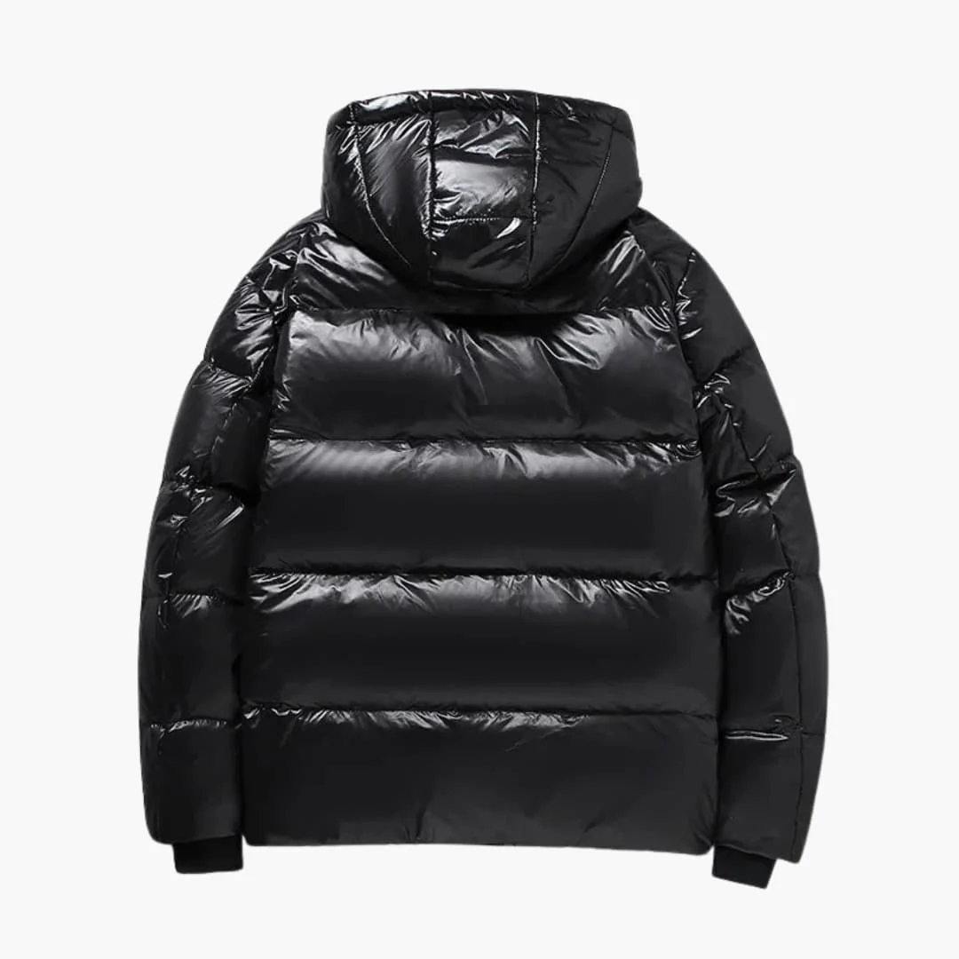 Herren jacke mit Kapuze und Frontreißverschluss - Image 2