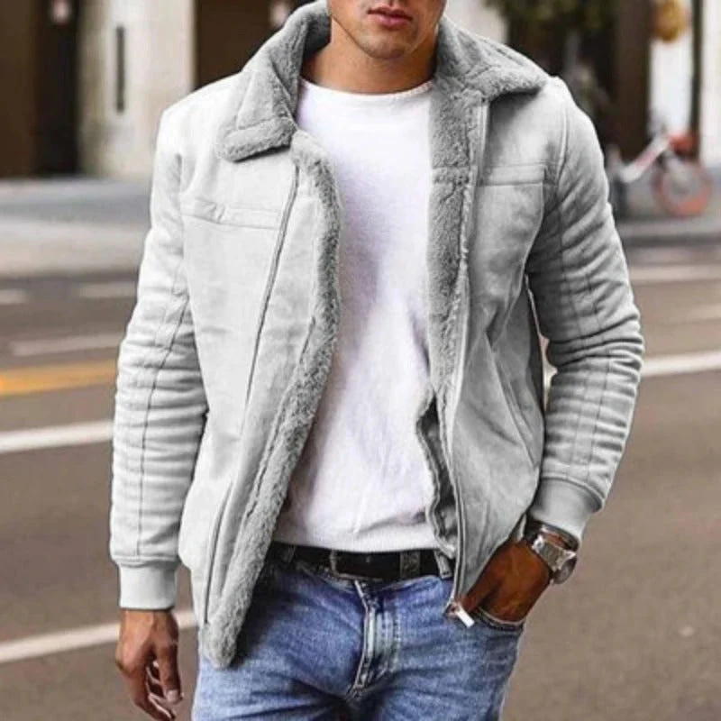 Herren Jahrgang Bomber Jacke | Warme - Image 2