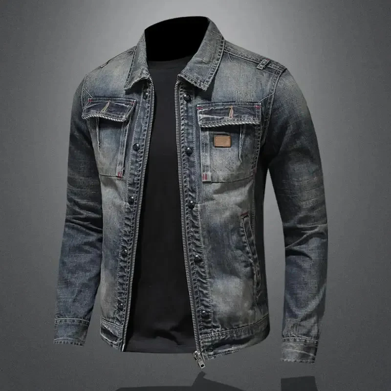 Herren-Jeansjacke im Vintage-Stil | Herbst - Image 2