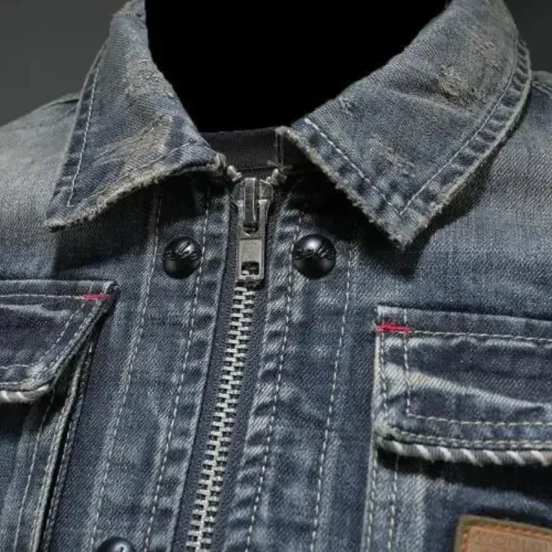 Herren-Jeansjacke im Vintage-Stil | Herbst - Image 5
