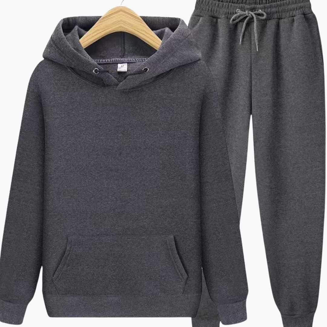Herren Jogginganzug mit Kapuzenpullover und Bündchenhose - Image 2