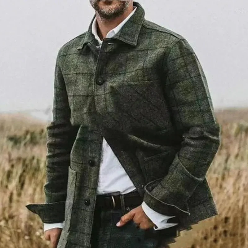 Herren karierte leichte Jacke | übergangs - Image 2