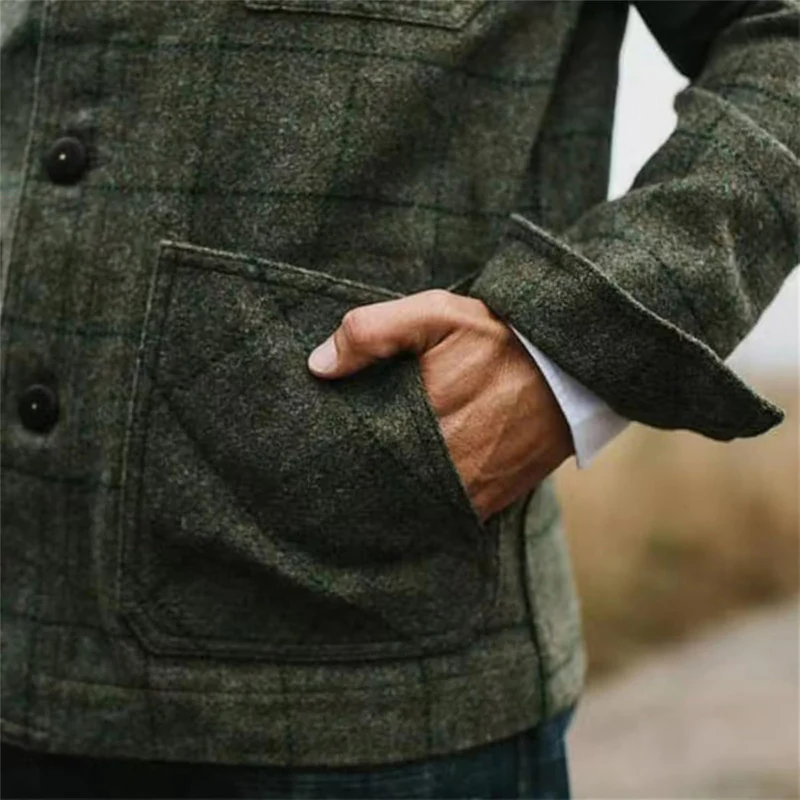 Herren karierte leichte Jacke | übergangs - Image 3