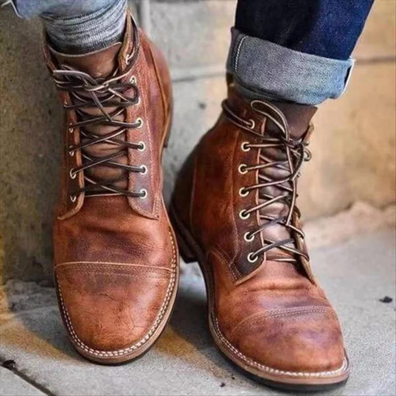 Herren klassische elegante Schnürstiefel | Bequeme - Image 2