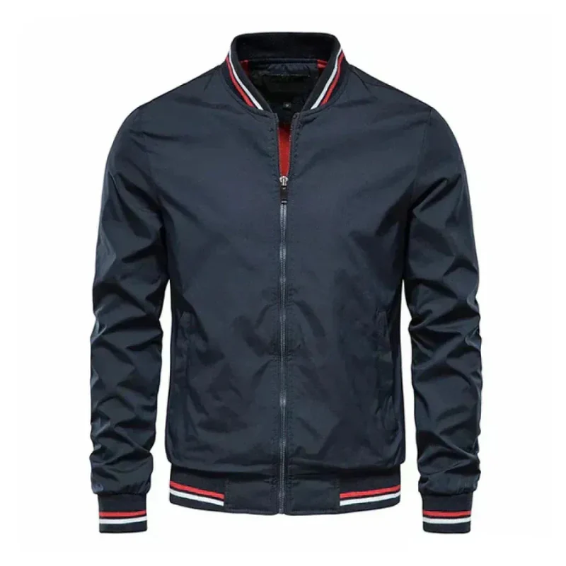 Herren klassische Sommer-Bomberjacke | Zipper - Image 6