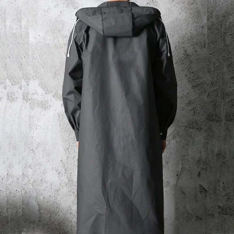 Herren klassischer langer Regenmantel | Wasserdichte - Image 3