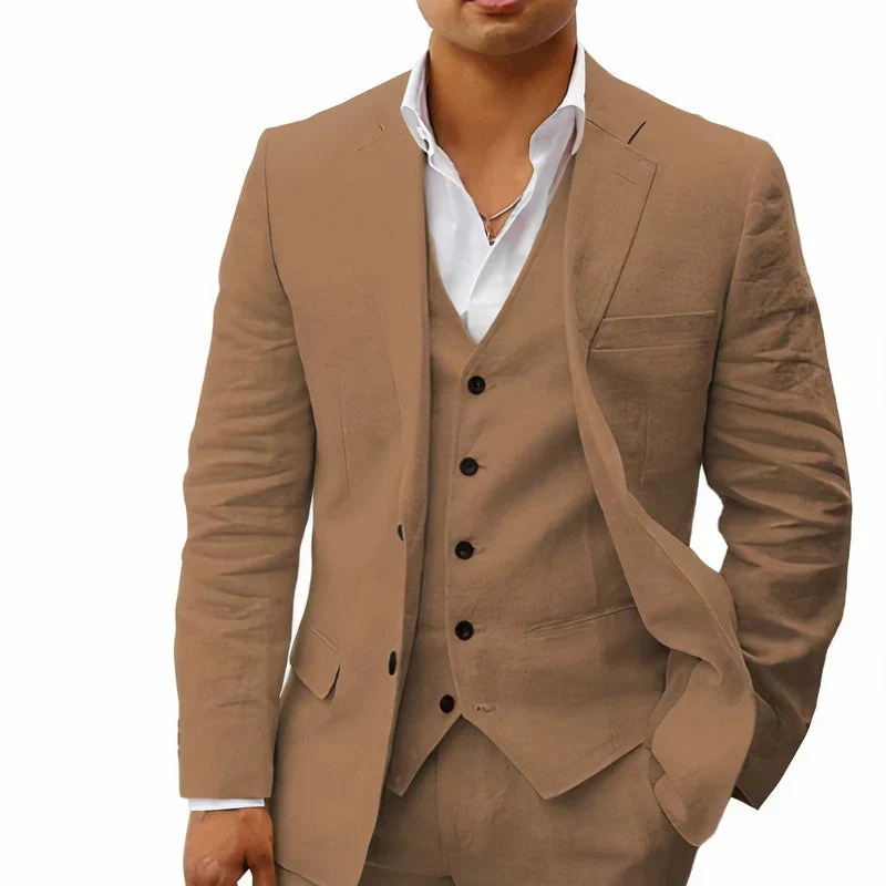 Herren klassisches 3-teiliges Trauzeugen-Set | mit Weste - Image 6