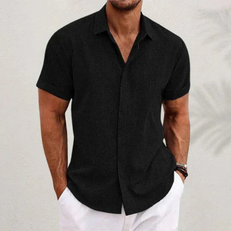Herren Klassisches Button-up Hemd | Sommerlich Elegant - Image 3