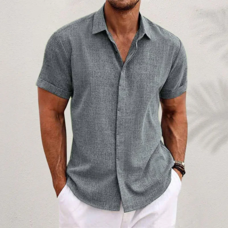 Herren Klassisches Button-up Hemd | Sommerlich Elegant - Image 4