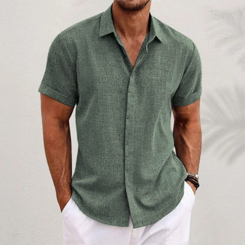 Herren Klassisches Button-up Hemd | Sommerlich Elegant - Image 6