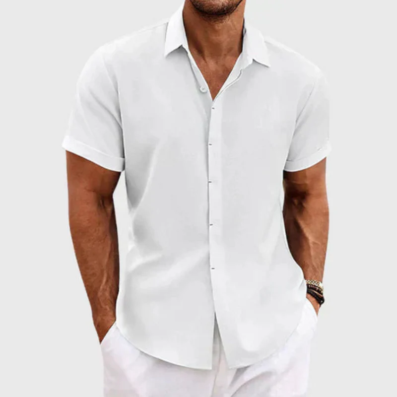Herren Klassisches Button-up Hemd | Sommerlich Elegant - Image 8