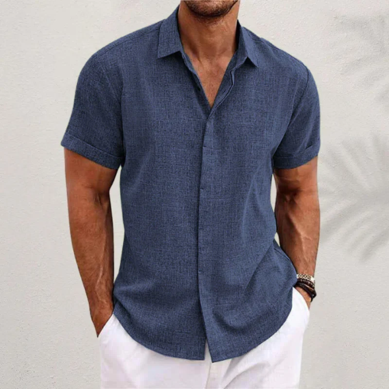 Herren Klassisches Button-up Hemd | Sommerlich Elegant - Image 9