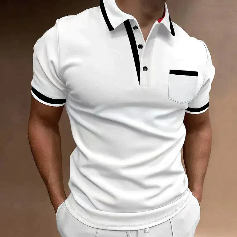 Herren klassisches elegantes Poloshirt | Kurzarm - Image 5