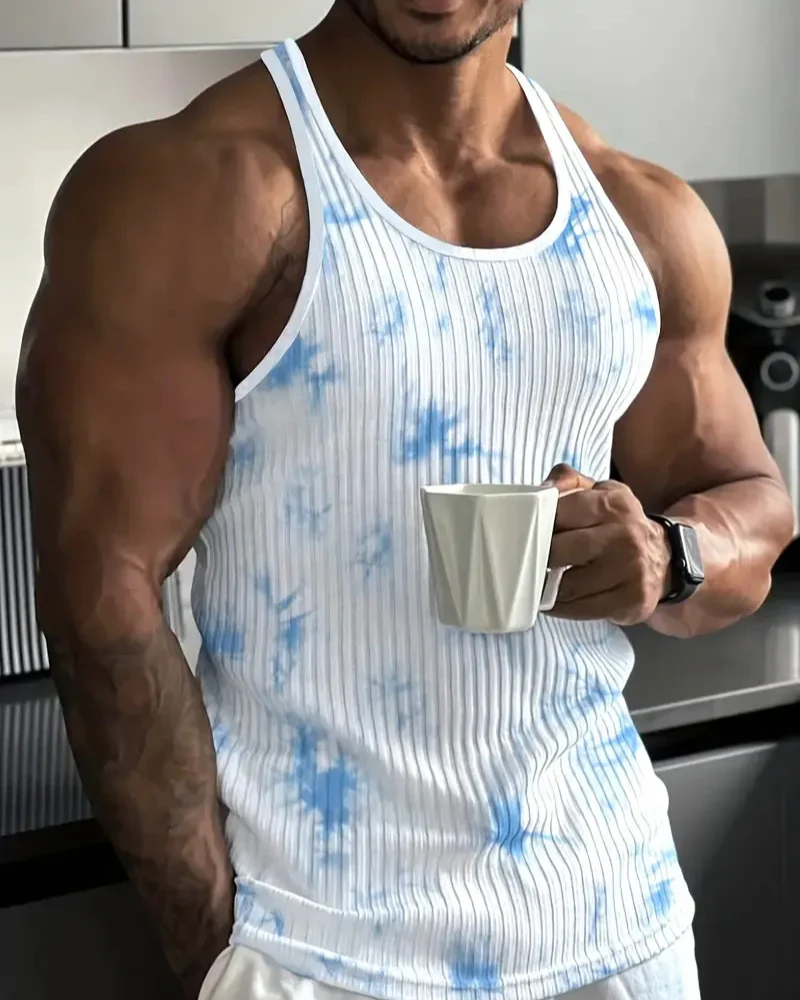 Herren klassisches geripptes Tanktop | Sport - Image 4