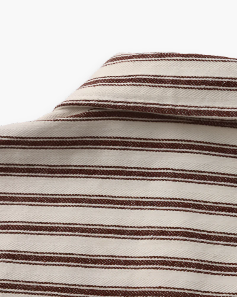 Herren Klassisches Gestreiftes Hemd | Langarm Elegant - Image 2