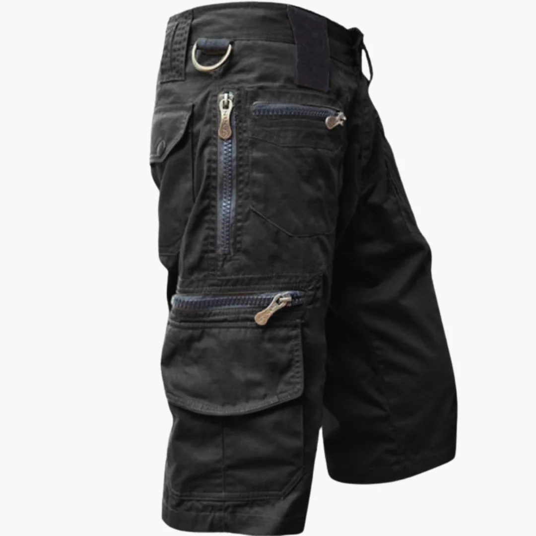 Herren knielange Cargo-Shorts mit mehreren Taschen und Gürtelschlaufen - Image 3