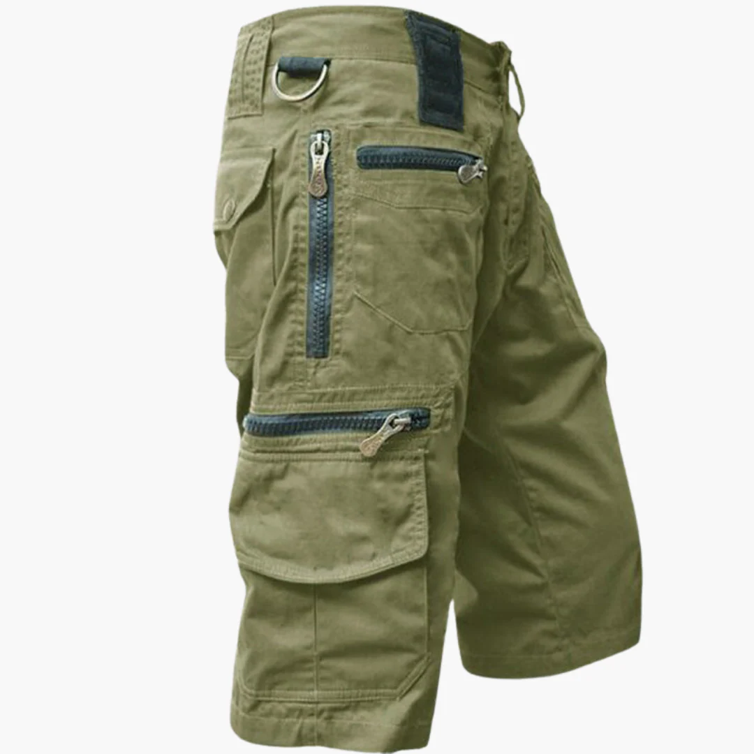 Herren knielange Cargo-Shorts mit mehreren Taschen und Gürtelschlaufen - Image 4
