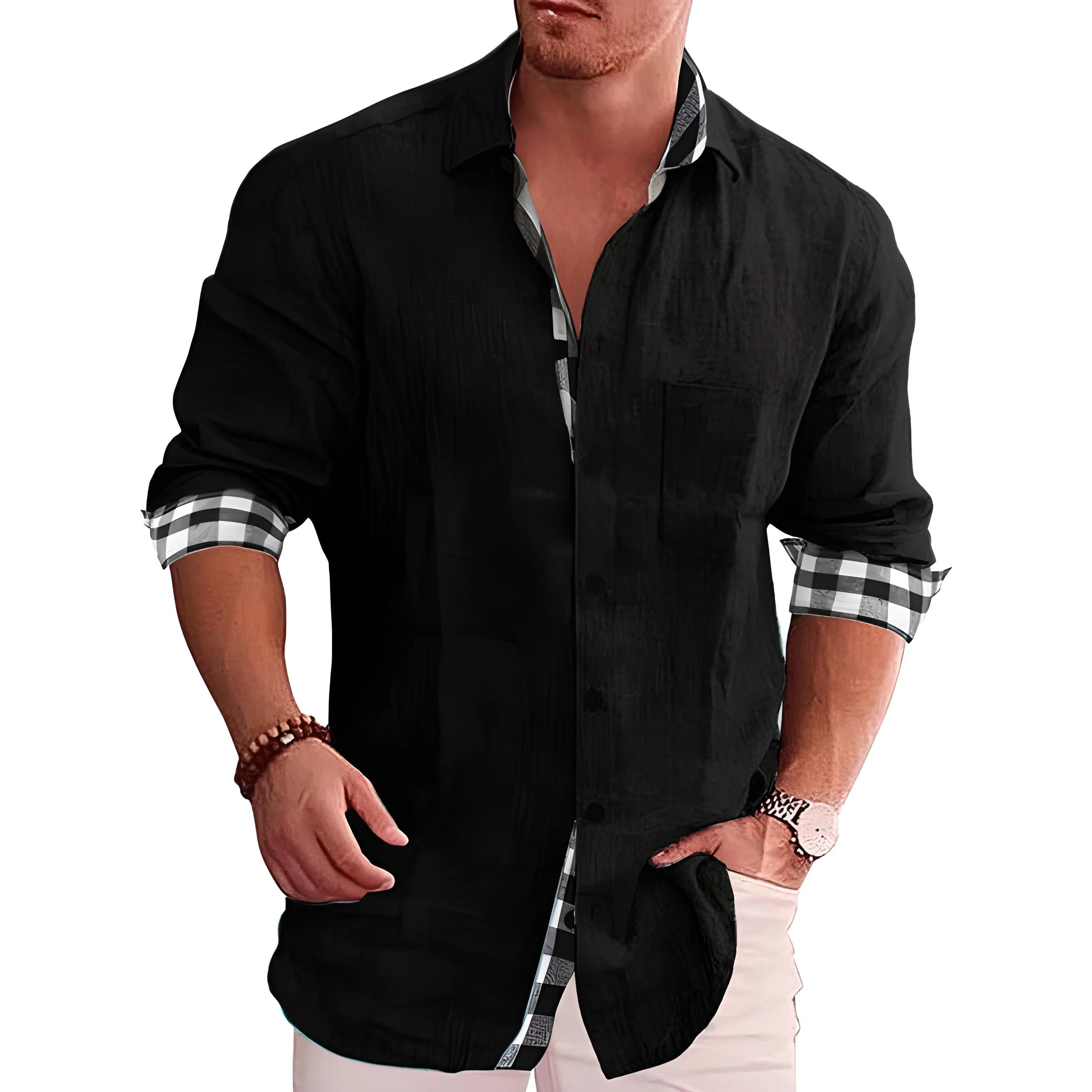 Herren Kurzarmshirt | gerader Aufbau mit klarer Form - Image 2
