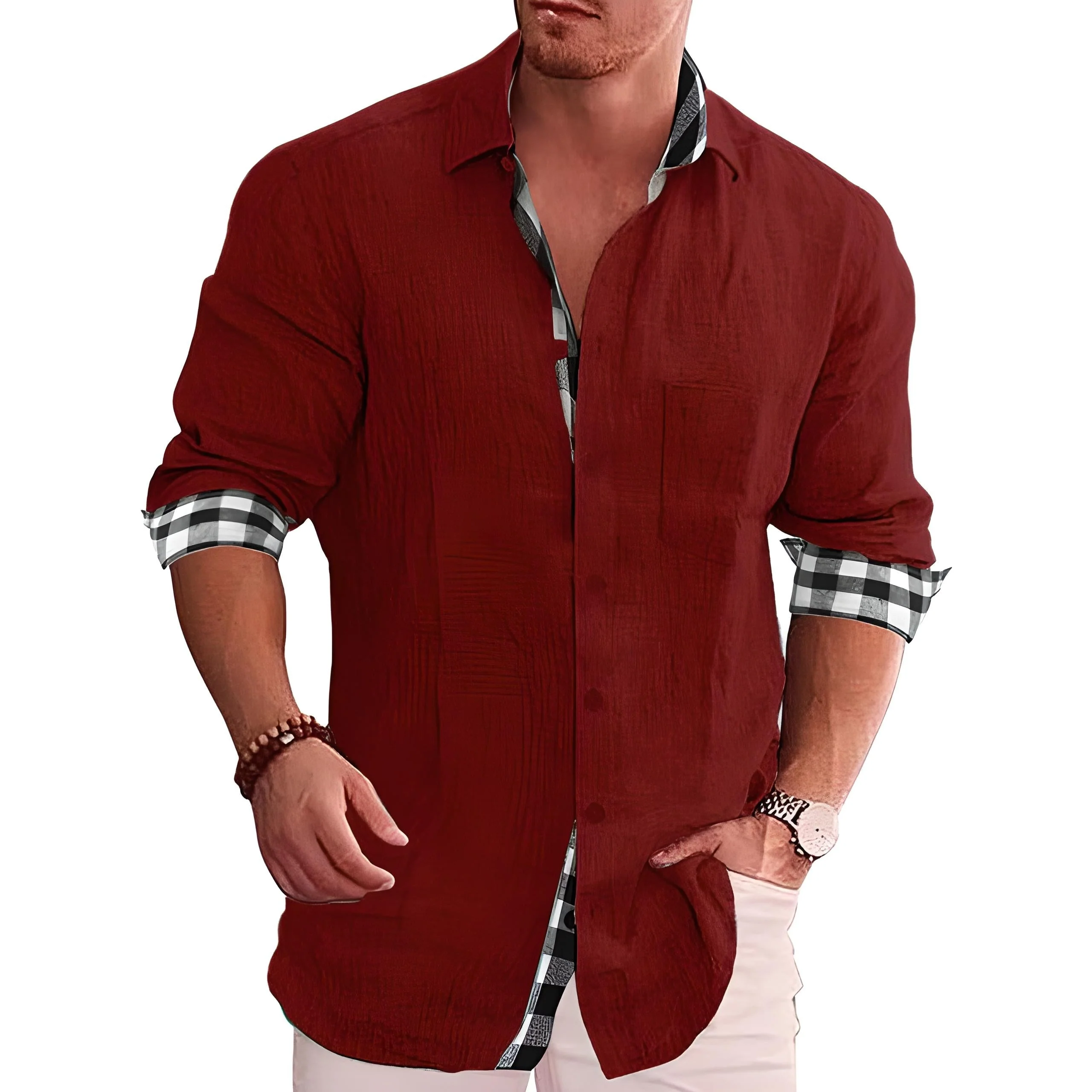 Herren Kurzarmshirt | gerader Aufbau mit klarer Form - Image 4