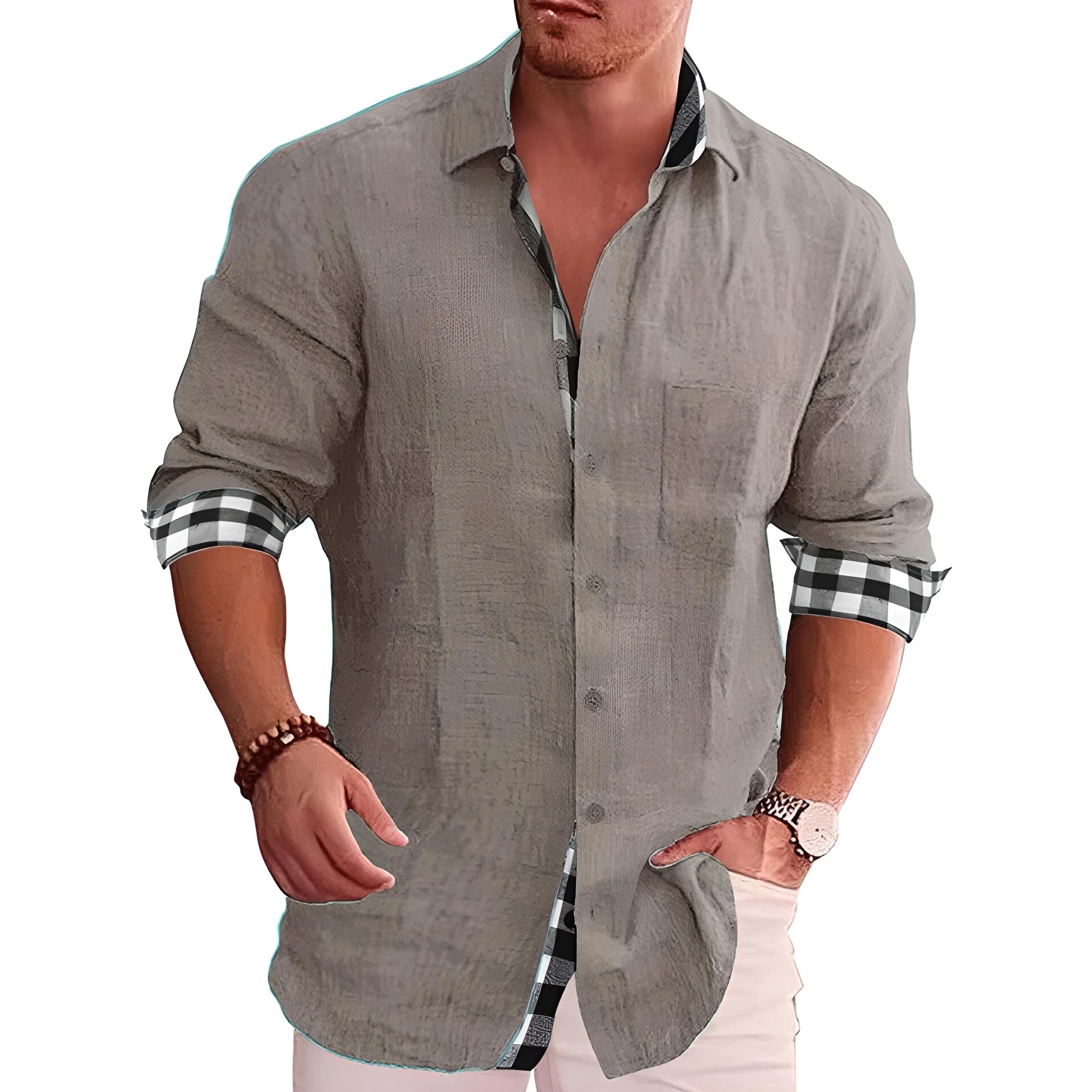 Herren Kurzarmshirt | gerader Aufbau mit klarer Form - Image 7