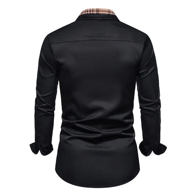 Herren Langarm Casual Hemd für Vielseitige Anlässe - Image 2
