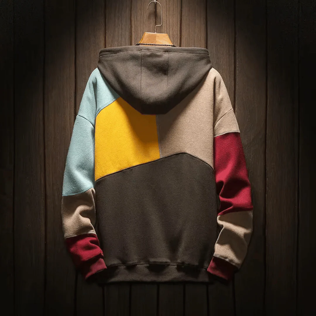 Herren Langarm Kapuzenpulli | Känguru-Tasche - Image 2