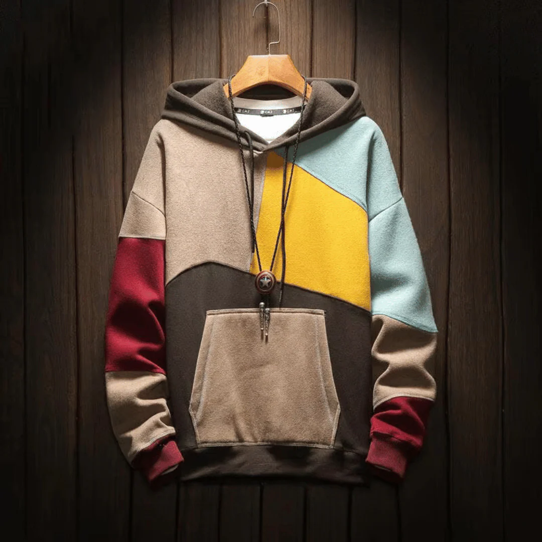 Herren Langarm Kapuzenpulli | Känguru-Tasche - Image 4