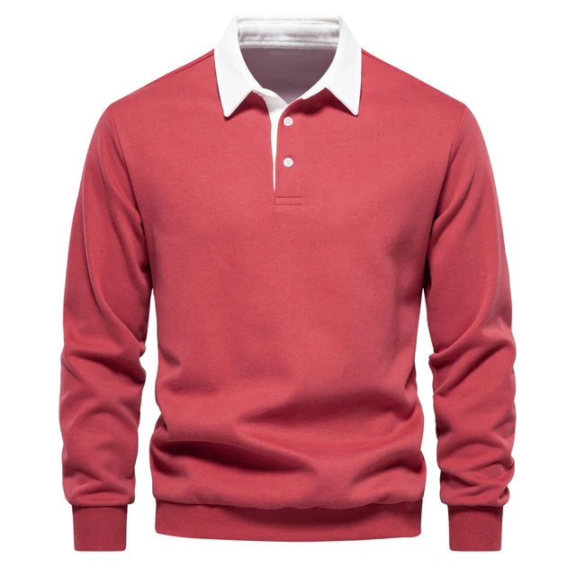 Herren Langarm Polo | gerader Aufbau mit klassischem Kragen - Image 11