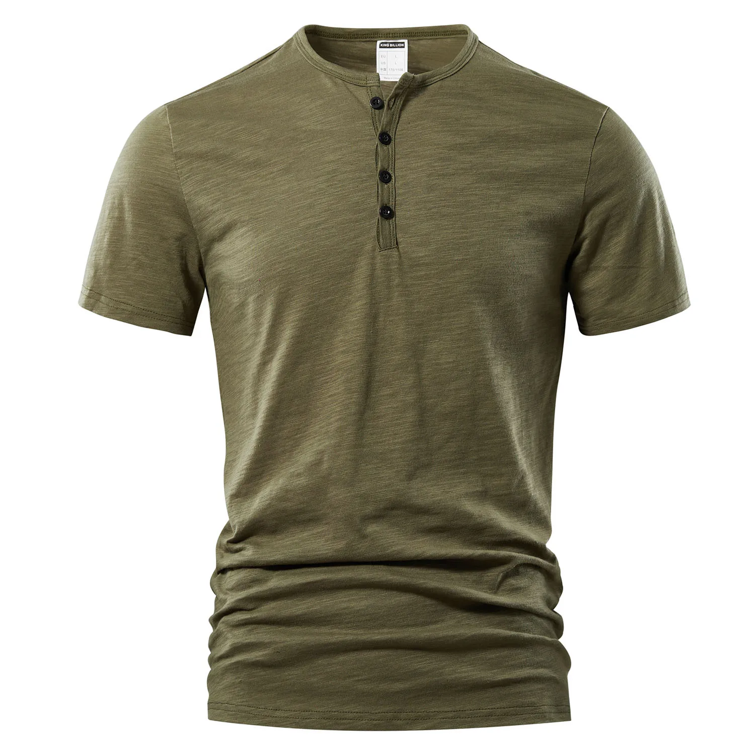 Herren Lässig Henley T-Shirt | Klassisch - Image 2