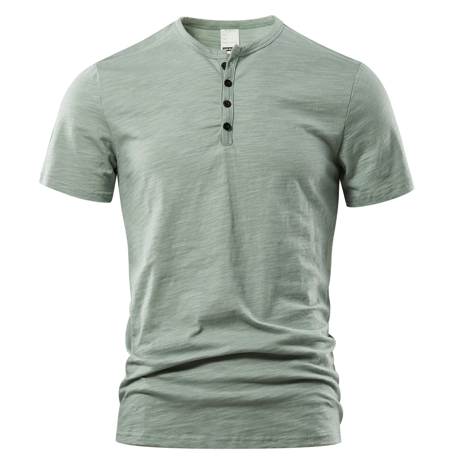 Herren Lässig Henley T-Shirt | Klassisch - Image 4