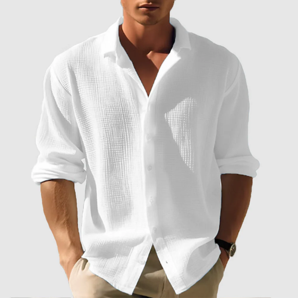 Herren Lässiges Button Down Hemd | Vielseitig Und Stilvoll - Image 2