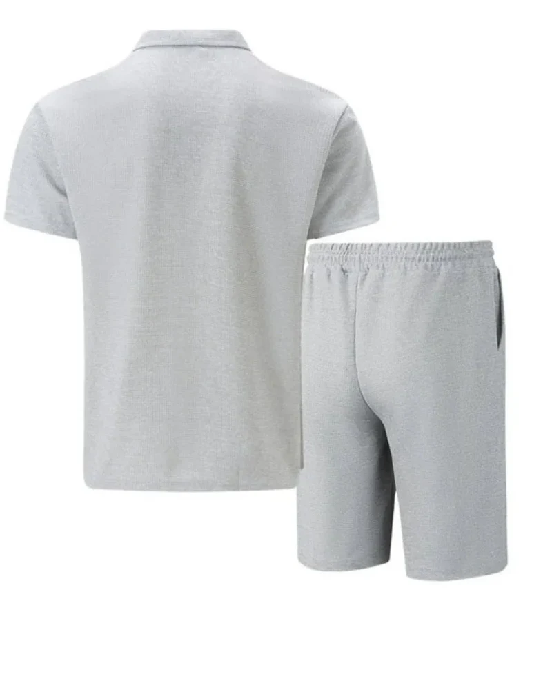 Herren lässiges Poloshirt- und Shorts-Set | kurzer hose - Image 11