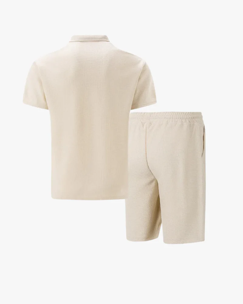 Herren lässiges Poloshirt- und Shorts-Set | kurzer hose - Image 5