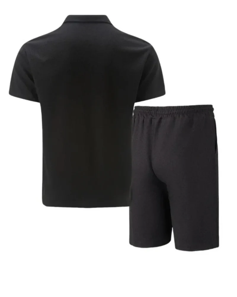 Herren lässiges Poloshirt- und Shorts-Set | kurzer hose - Image 9