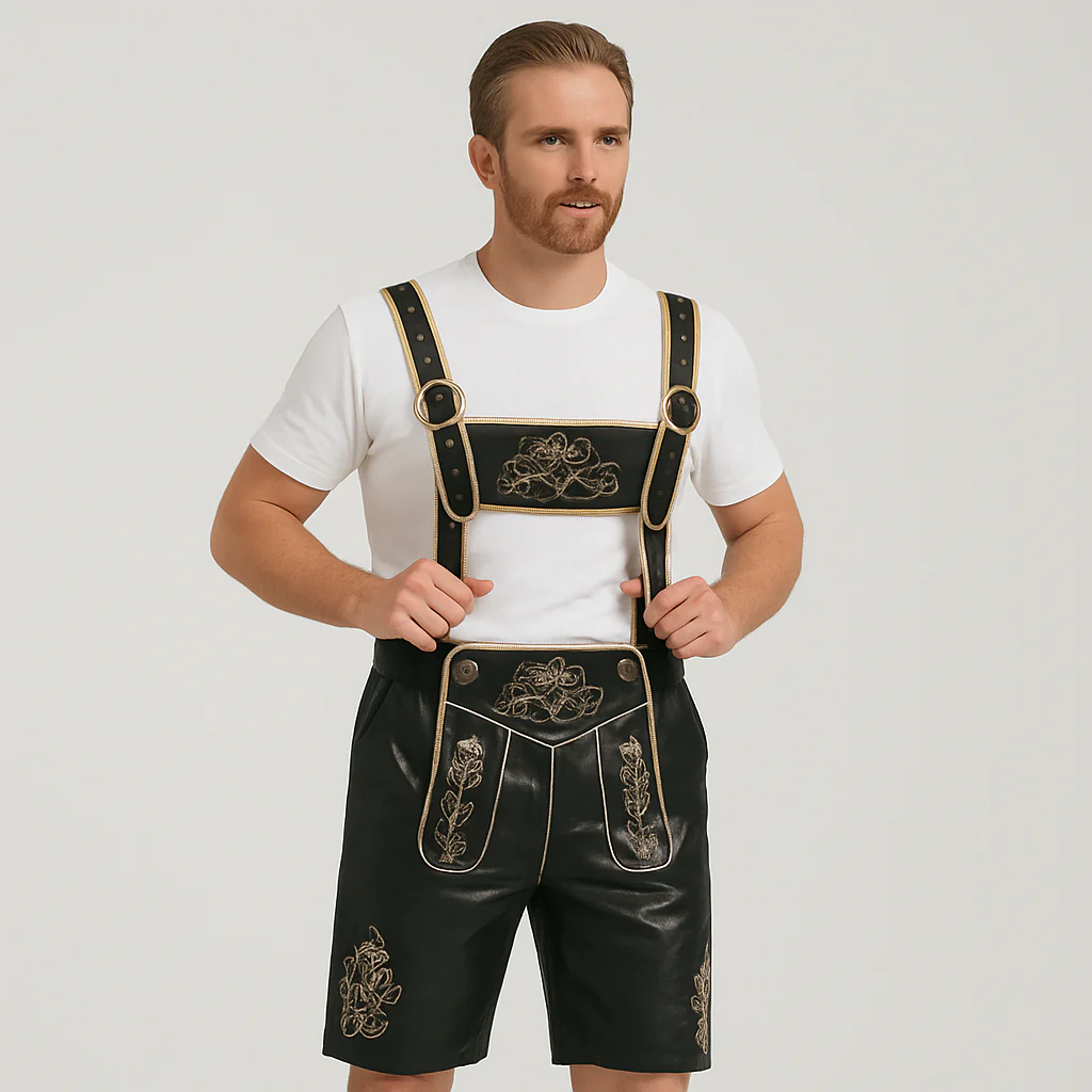 Herren Lederhose Vintage – Traditionelle Tracht für das Münchner Oktoberfest - Image 2