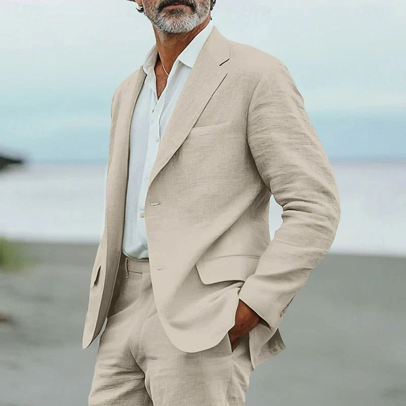 Herren leichtes Sommer-Set aus Blazer und Hose | Moderner - Image 2