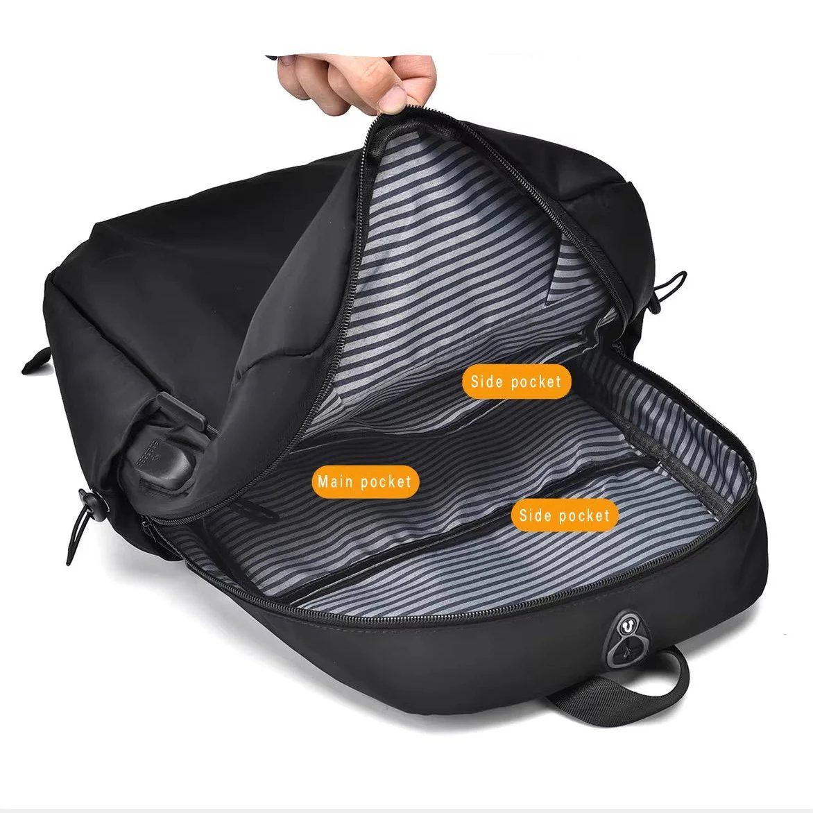 Herren Leichtgewicht Laptop Reise Rucksack | Mehrere Fächer - Image 5