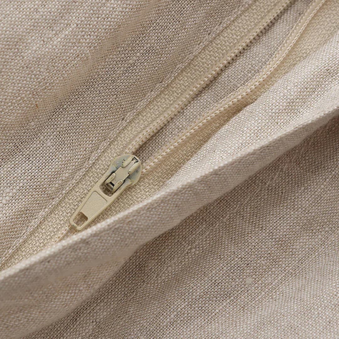Herren Leinen Shorts mit Kordelzug und Seitentaschen - Image 12