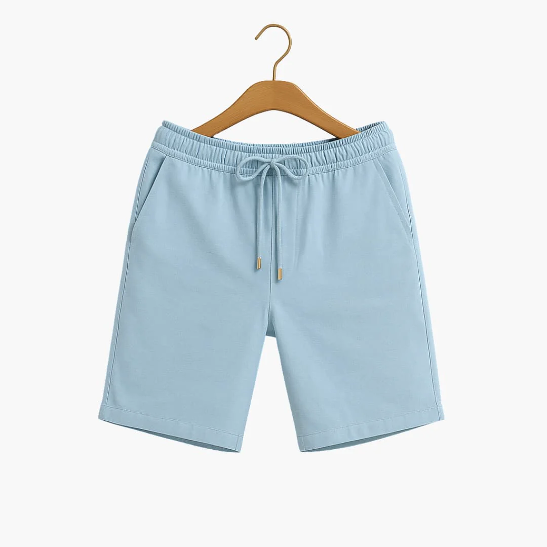 Herren Leinen Sommer Shorts mit Kordelzug und Taschen - Image 10