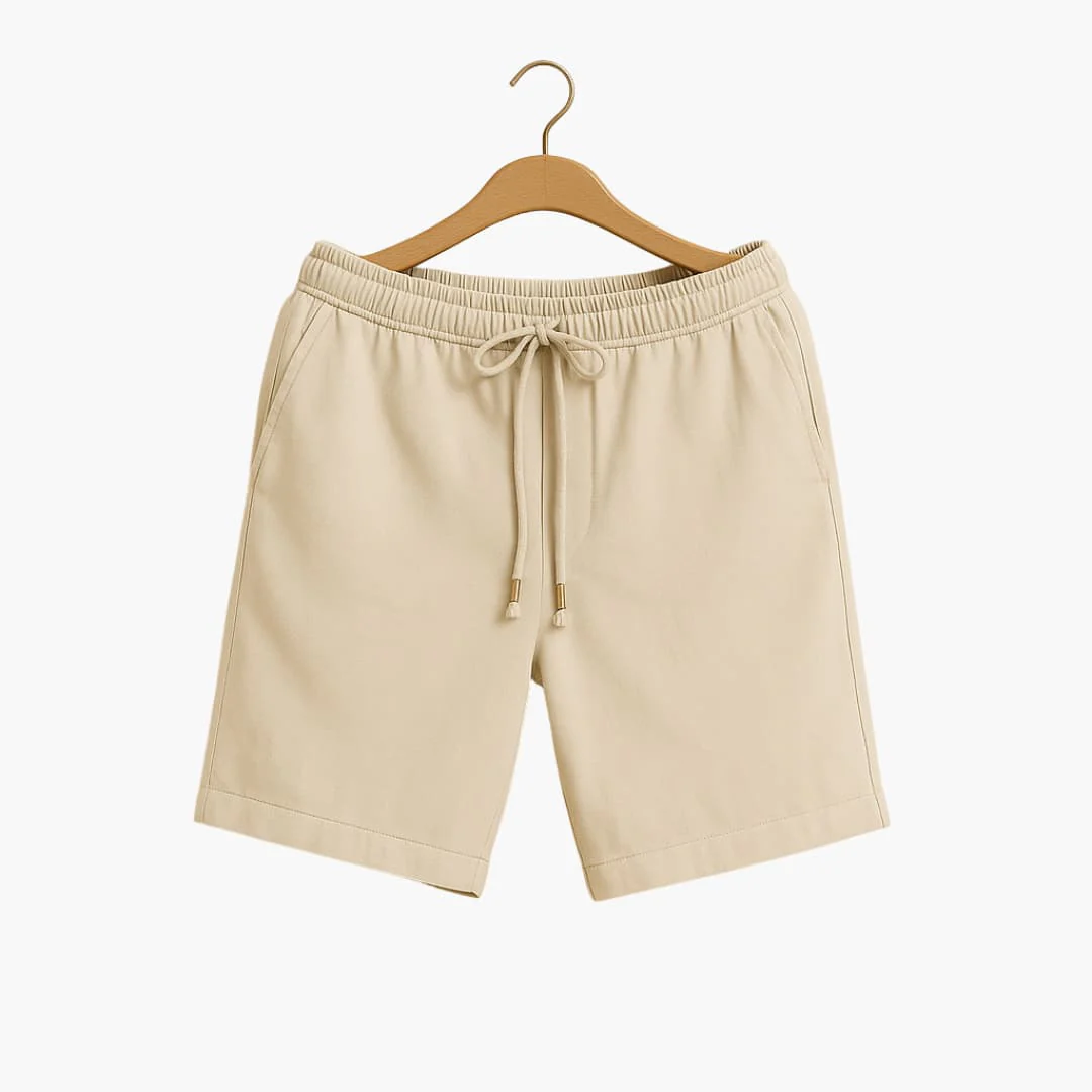 Herren Leinen Sommer Shorts mit Kordelzug und Taschen - Image 6