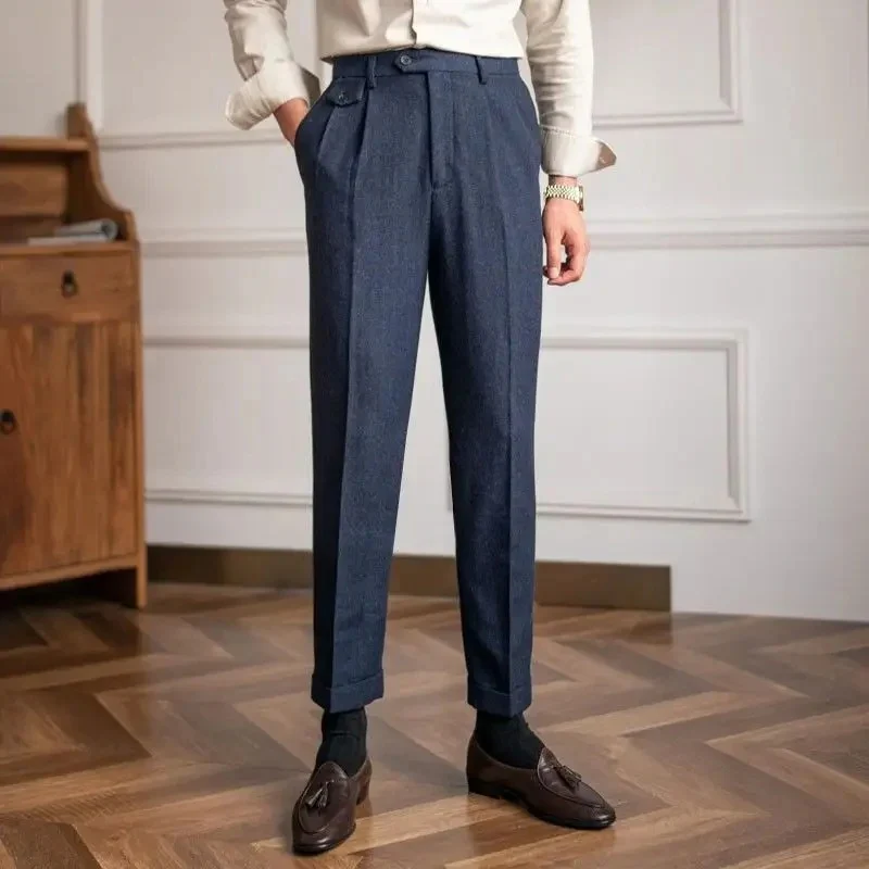 Herren moderne gerade Hose | Anzug - Image 2