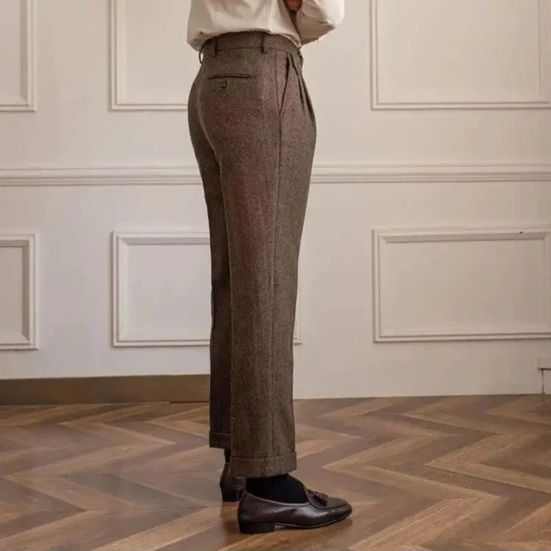 Herren moderne gerade Hose | Anzug - Image 3