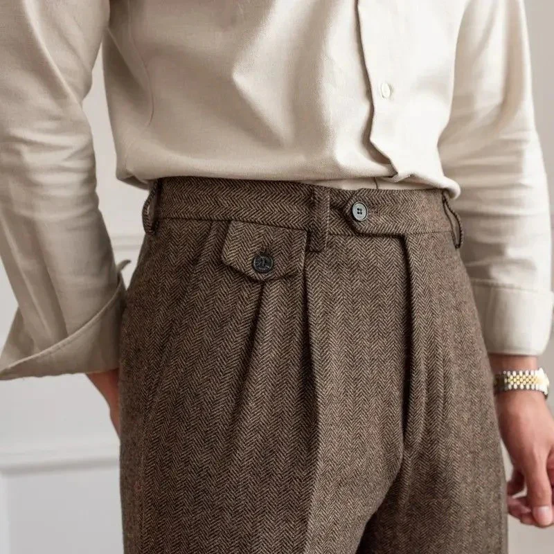 Herren moderne gerade Hose | Anzug - Image 5