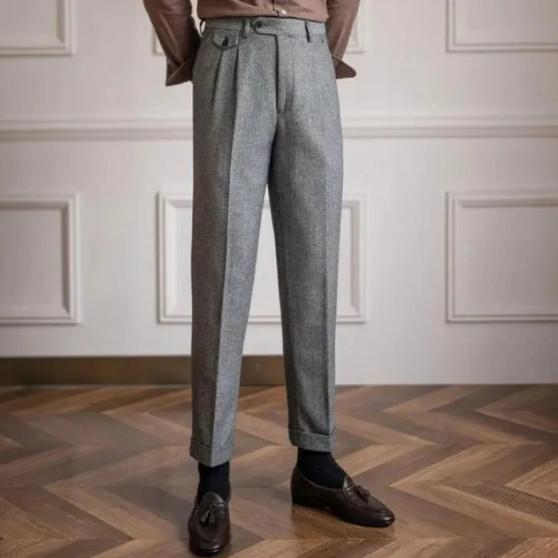 Herren moderne gerade Hose | Anzug - Image 7