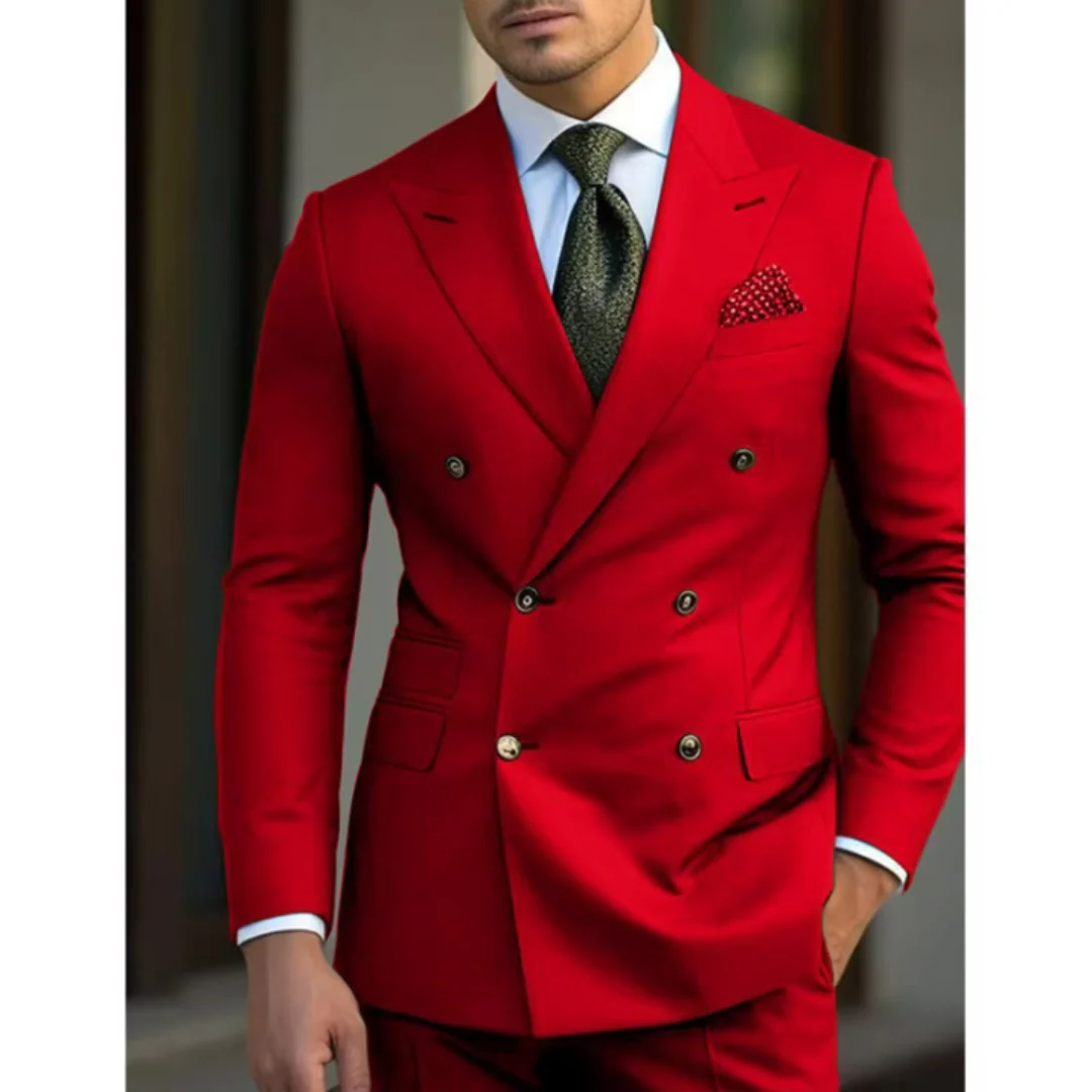 Herren Moderne und Bequem Hochzeitsgast Anzug  | Zweiteilig - Image 2