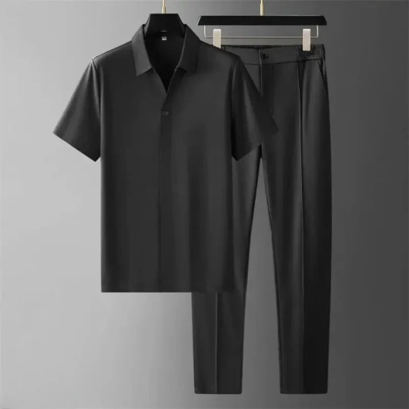 Herren modernes Polo- und Hosen-Set | Komplett - Image 5