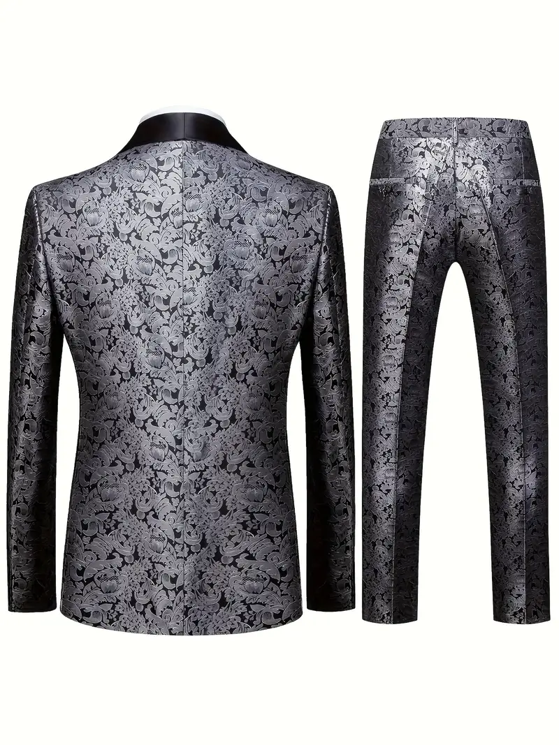 Herren Modisches 3-Dreiteiler Set | Hochzeitsgast Anzug - Image 2