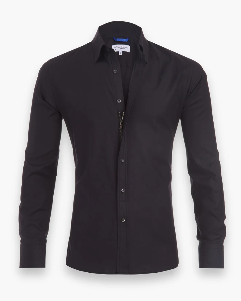 Herren Modisches Zip Fit Hemd | Elegant - Image 5