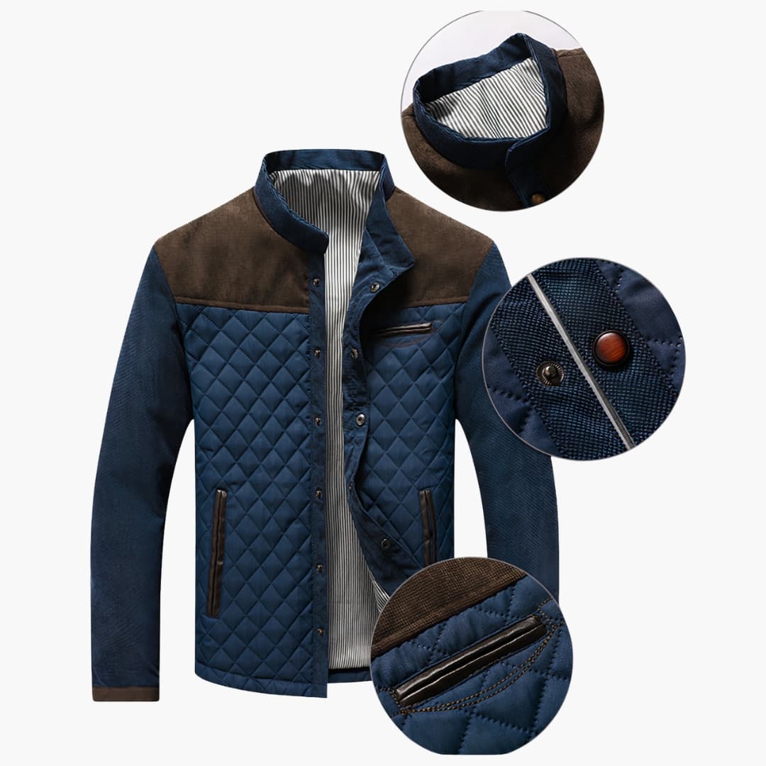 Herren Outdoor Jacke mit Reißverschluss und Taschen - Image 2