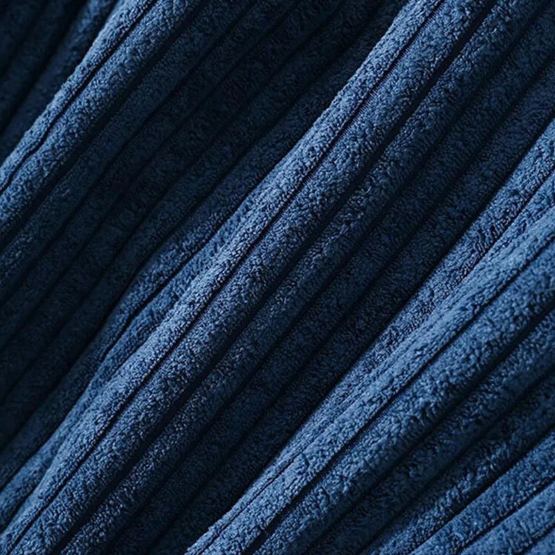 Herren Overshirt mit Knopfverschluss und gerippter Cord Oberfläche - Image 3